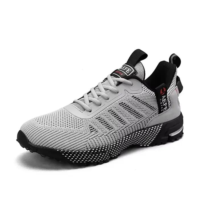 Chaussures de course tendance orange pour hommes, baskets légères et respirantes, baskets décontract
