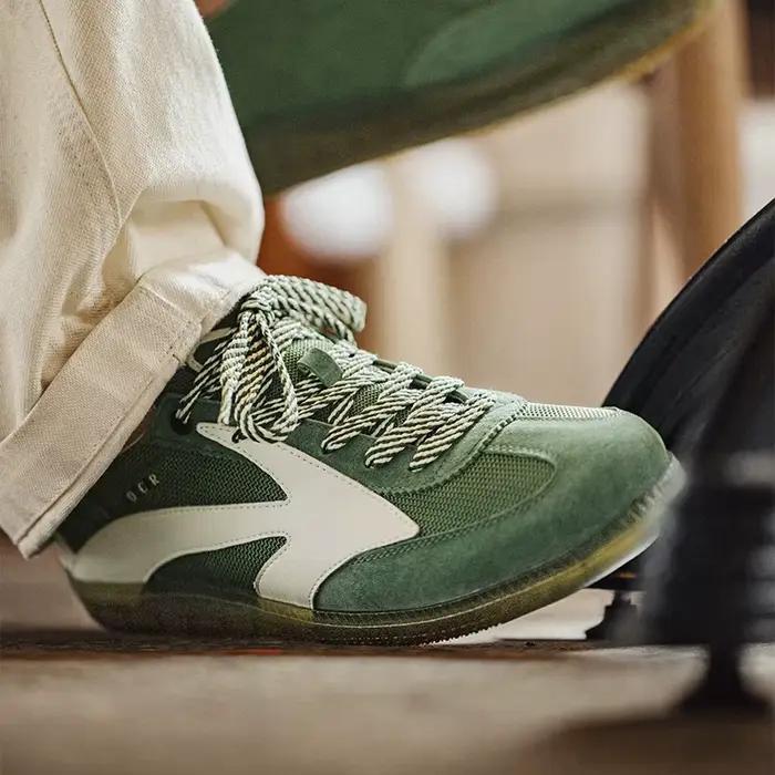 Maden nouveau rétro allemand formateurs chaussures hommes été maille respirant baskets basses Vintag