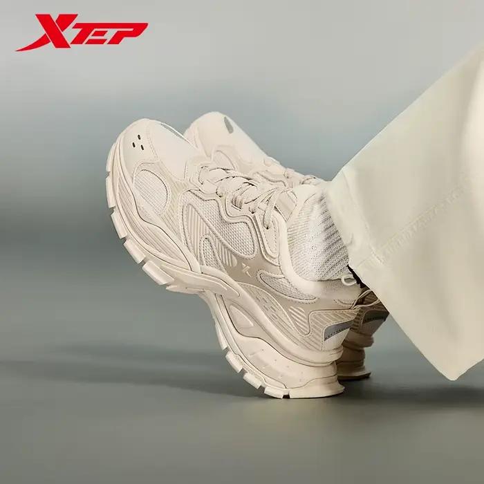 Xtep Basque chaussures décontractées pour hommes hiver soutien confortable vieux papa chaussures hau