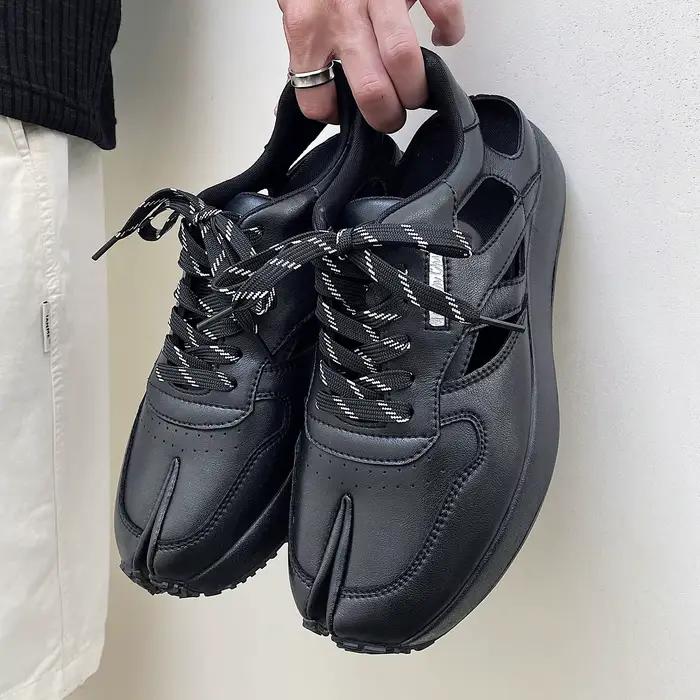 Sandales Tabi pour hommes au design décontracté et sportif, respirantes, pour l'été, le travail, les