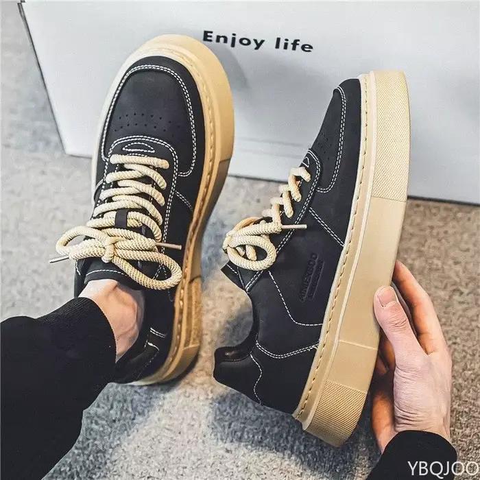 Chaussures pour hommes printemps été nouveaux styles hommes niche design jeunesse polyvalent chaussu