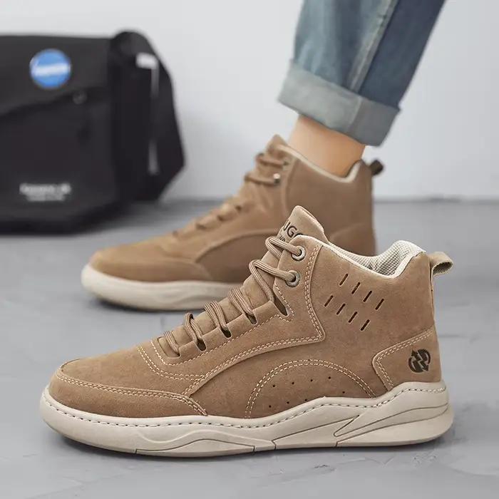 Chaussures pour hommes 2026 : Baskets montantes décontractées et tendance pour l'extérieur, bottes à