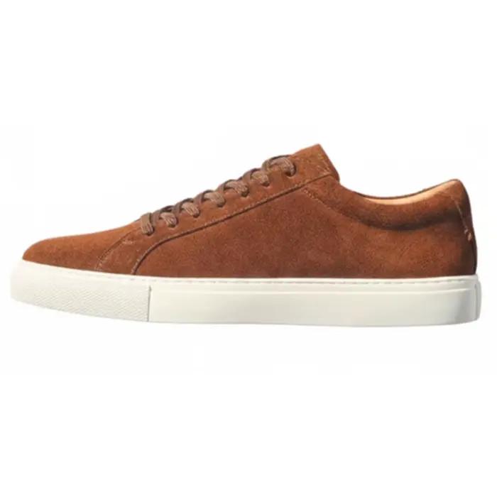Mocassins en daim pour hommes, chaussures de marche, chaussures décontractées en cuir véritable, cha