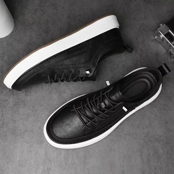 Chaussures en cuir véritable pour hommes de marque italienne semelle intérieure confortable à semell