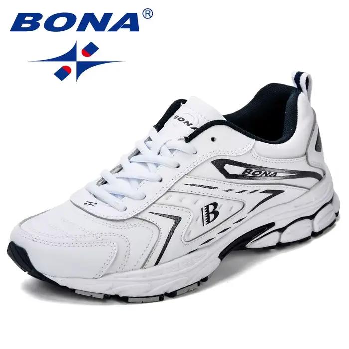 BONA hommes chaussures décontractées marque hommes chaussures hommes baskets appartements confortabl