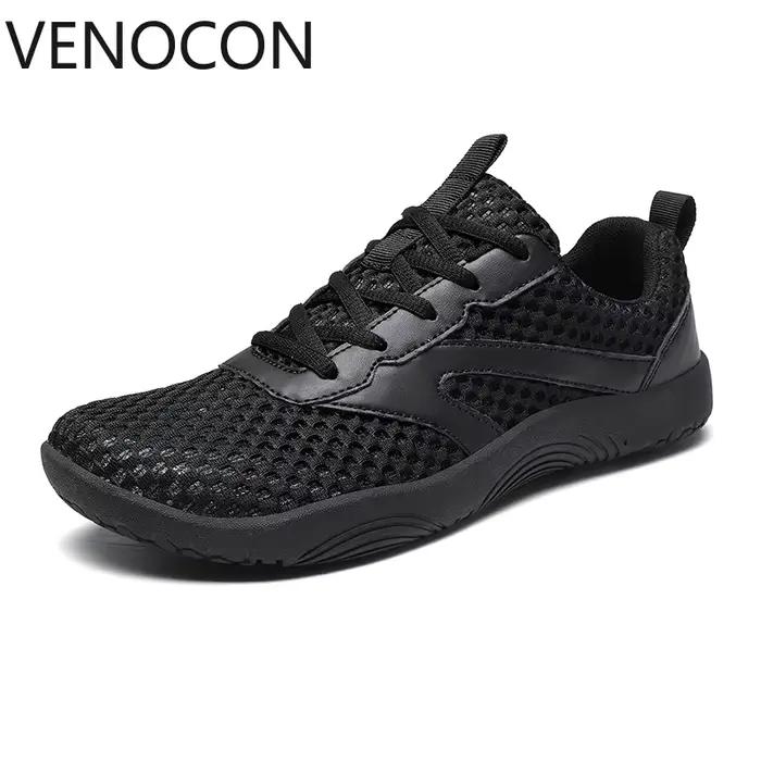 VENOCON Baskets minimalistes pour hommes et femmes, légères, à coupe large, avec embout de protectio