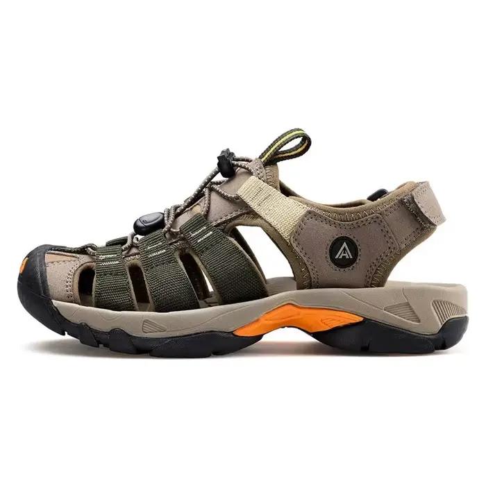 HUMTTO Été En Plein Air Sandales pour Hommes Respirant Randonnée Chaussures Eau Plage Hommes Sandale