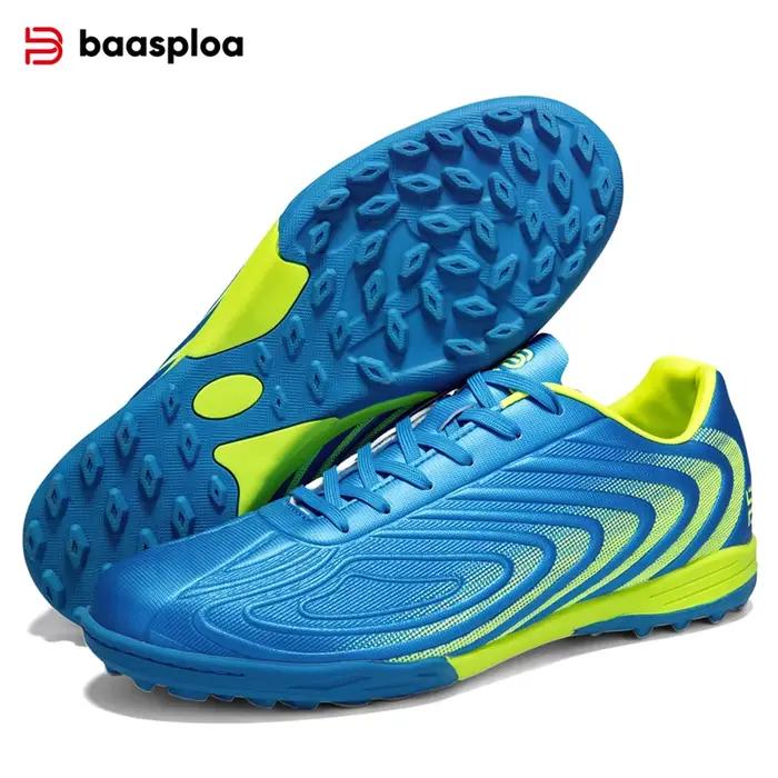 Baasploa – chaussures de Football pour hommes, baskets souples et légères, antidérapantes, pour entr