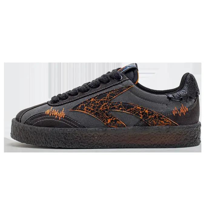 Maden hommes Vintage semelle épaisse baskets noir bas motif fissure hauteur augmentant chaussures dé