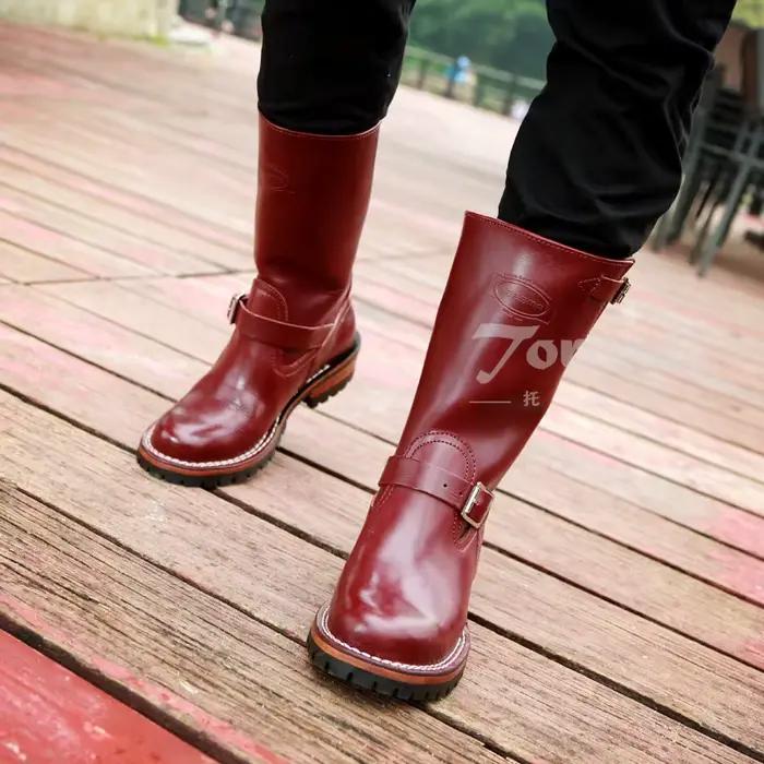 Chaussures en cuir de vache véritable pour hommes, Rock Can Roll, chaussures italiennes en cuir de v