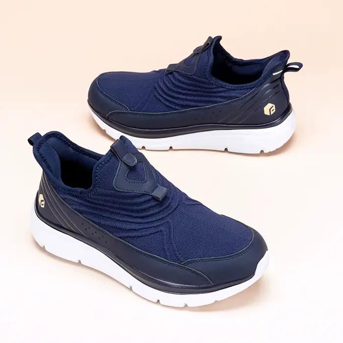FitVille – Chaussures de marche larges pour hommes, respirantes, légères, antidérapantes, décontract