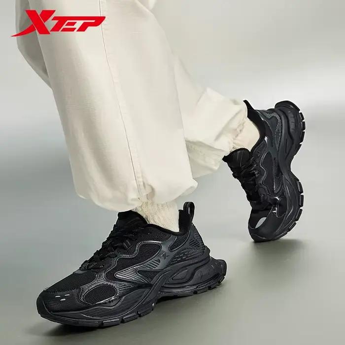 Xtep Basque chaussures décontractées pour hommes hiver soutien confortable vieux papa chaussures hau