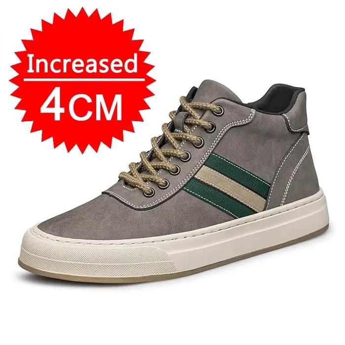 Chaussures d'ascenseur pour hommes augmenter 6cm baskets hommes chaussures de sport loisirs hauteur 