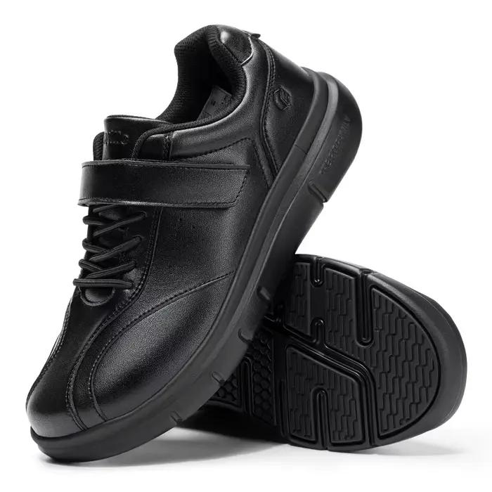 FitVille hommes chaussures de marche larges décontracté Oxford chaussure confortable léger soutien d