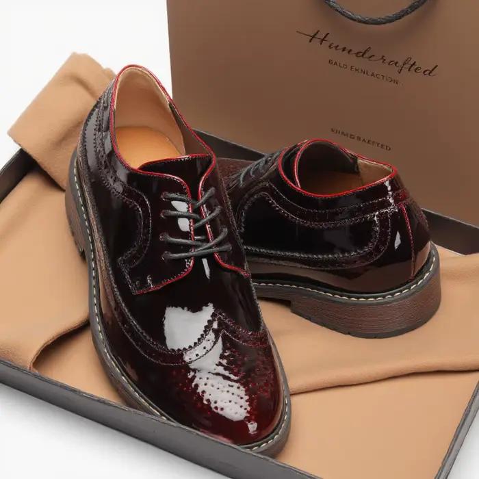 Chaussures en cuir pour hommes 2026 – Marque confortable et tendance