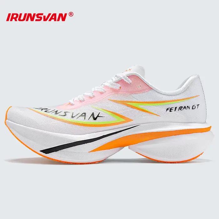 IRUNSVAN T800 chaussures de course en plaque de carbone-chaussures de course légères pour hommes et 