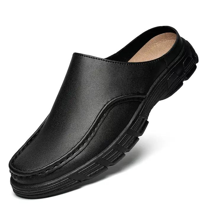 Mocassins pour Hommes en Cuir, Nouveau Design 2025, de Luxe, de Créateur Italien, Chaussures d'Été D