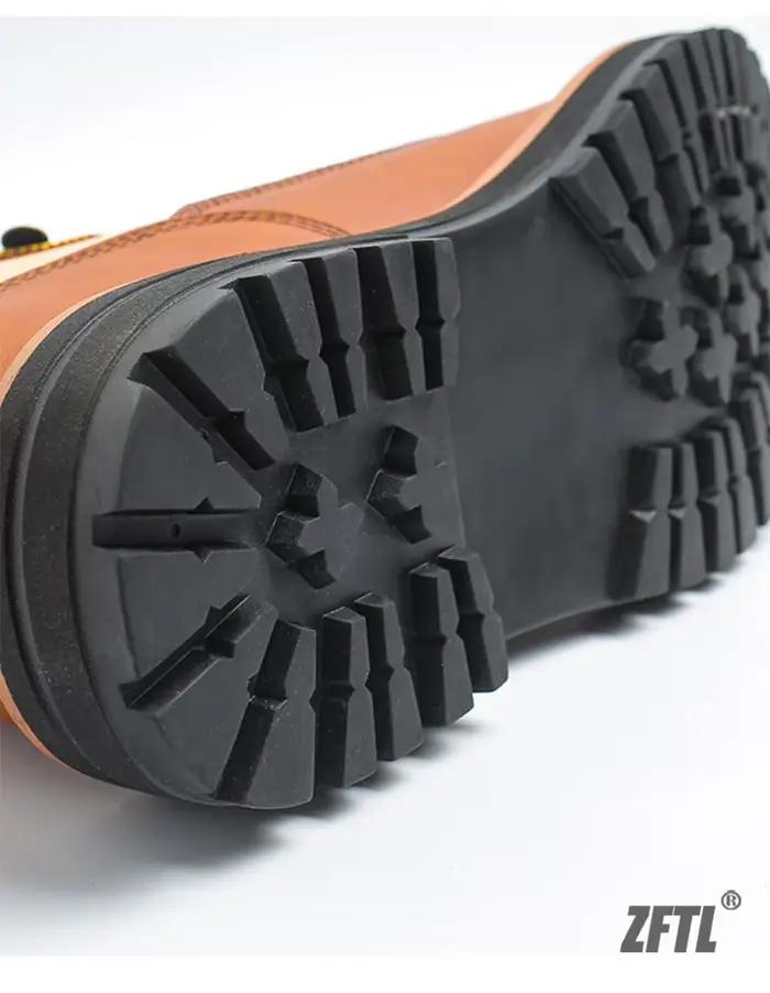 ZFTL-Bottes de base en cuir de vache cousues à la main pour hommes, bottes d'outillage décontractées