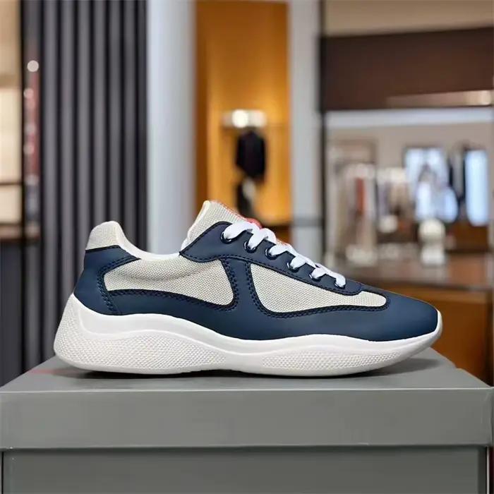 Nouvelles baskets basses pour hommes en cuir véritable respirant, à bout rond, avec surface en mesh,
