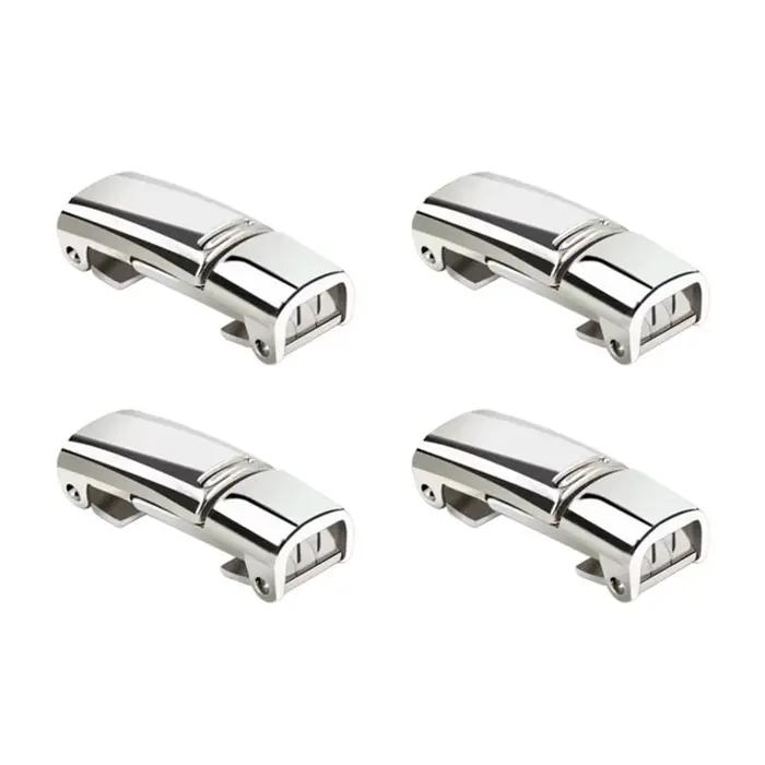 4 pièces/2 paires boucle de lacet lacets en métal boucle magnétique accessoires serrure de dentelle 