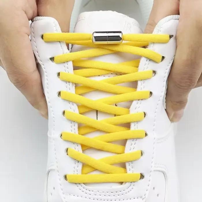 Lacets demi-cercle boucles sans cravate boucle connecteur pour chaussures baskets lacet rapide lacet