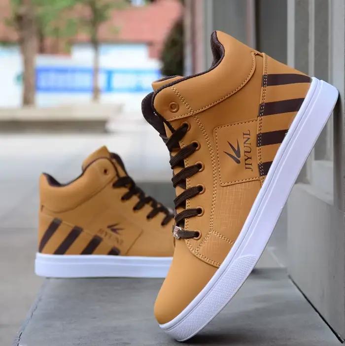Chaussures de skateboard pour hommes, chaussures de sport décontractées, chaussures de rue imperméab