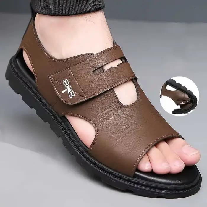Nouveaux hommes sandales marque de mode sandales romaines pour hommes fond souple chaussures de plag