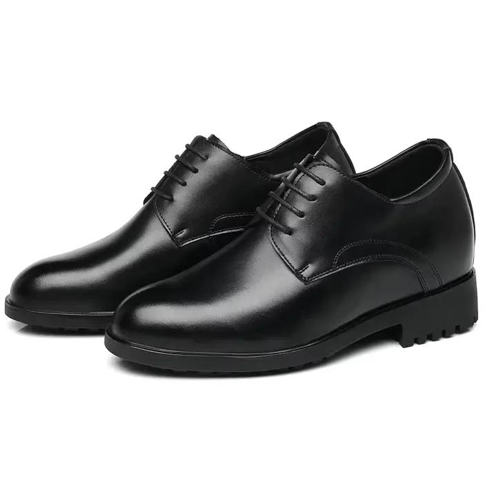 Chaussures de Banquet en Cuir pour Homme, avec Ascenseur Invisible, Noires, Recommandées, Formelles,