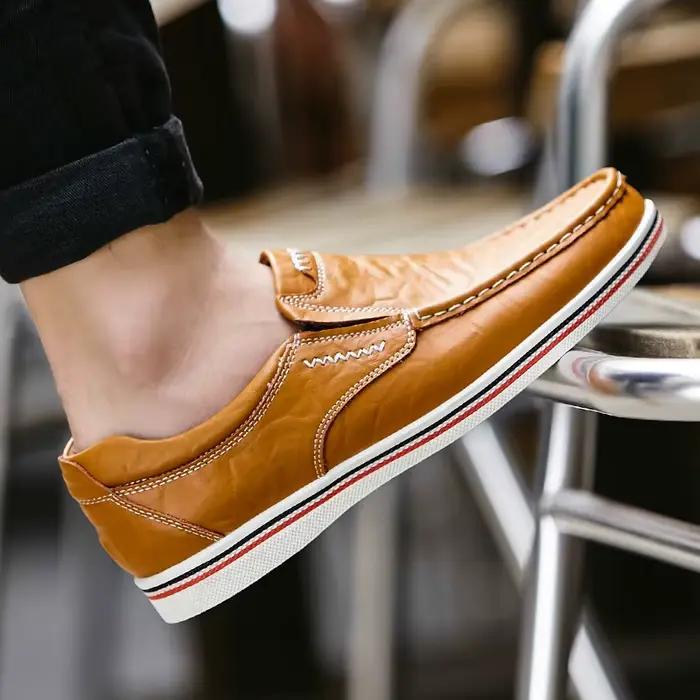 Cuir hommes chaussures décontractées mocassins plats hommes mocassins fête conduite mocassins chauss