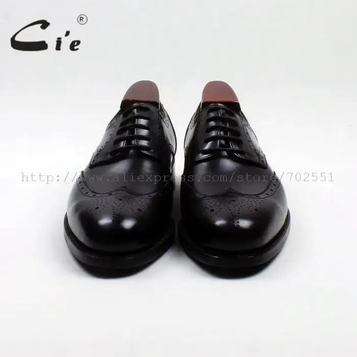 Cie Round Parker Full Brogues Cut-Outs pour homme, chaussure en cuir Derby faite à la main, 100% cui