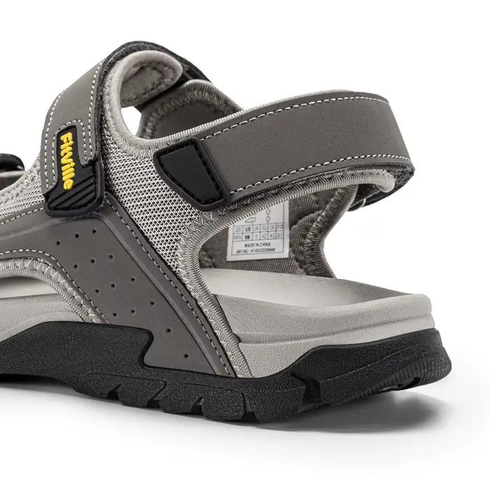 Sandales de sport pour hommes Fittington, larges, pour diabétiques, réglables, à enfiler, respirante