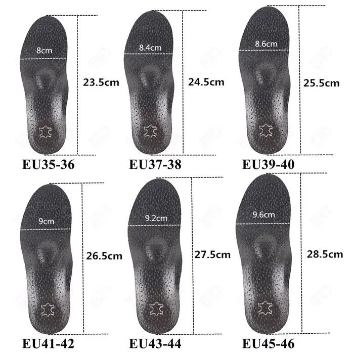 EiD nouveau soutien de la voûte plantaire 25mm semelle orthopédique semelles orthopédiques en cuir n