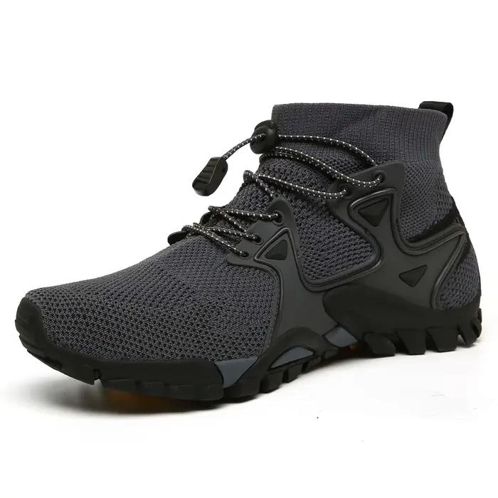 Chaussures pour hommes marche 2023 été nouvelles bottes hautes respirant maille alpinisme en plein a