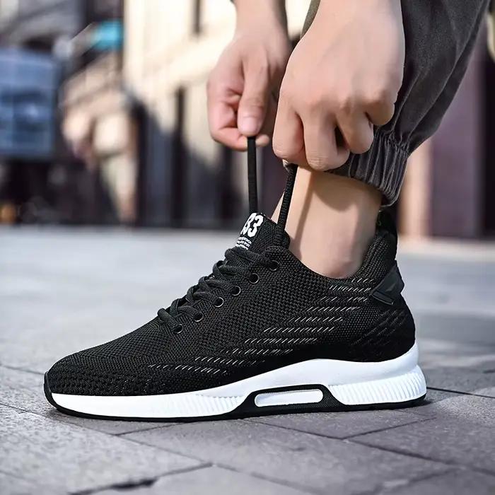 Nouvelles baskets pour homme, chaussures rehaussantes, semelles intérieures 8 cm, respirantes en mai