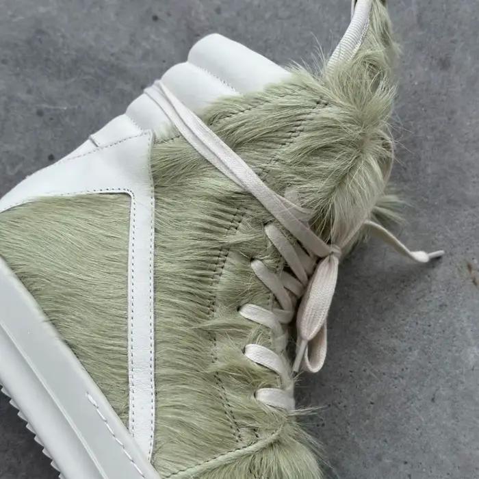 Bottes à cheville R-o Men, chaussures de marque, bottes en crin de cheval gris-vert, baskets plates 
