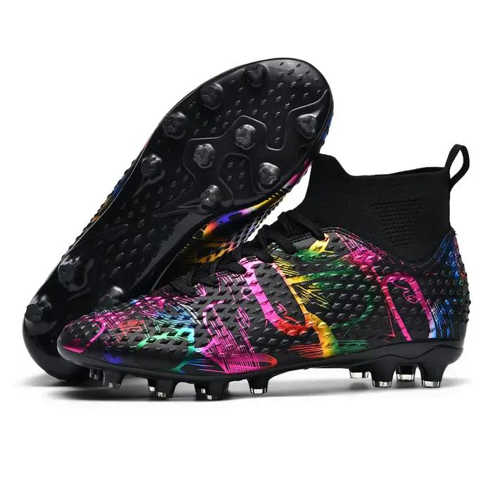 Chaussures de sport de plein air montantes pour étudiants, chaussures de Football spéciales pour com