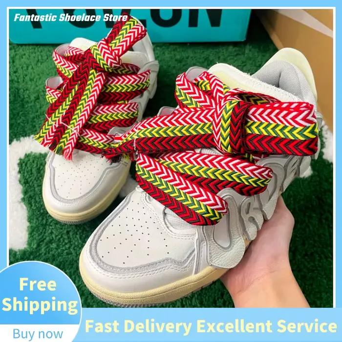 Nouveaux lacets plats pour baskets AF1 lacets de chaussures largeur 1.5 cm/2 cm/3 cm lacet marque de
