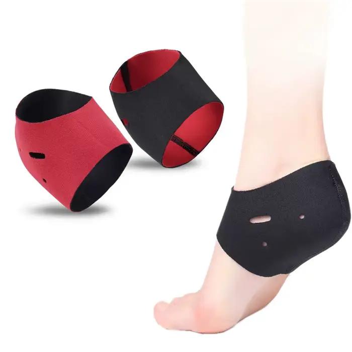 Coussinets de protection du talon, 2 pièces, manchons de protection chauds pour soulager la fasciite