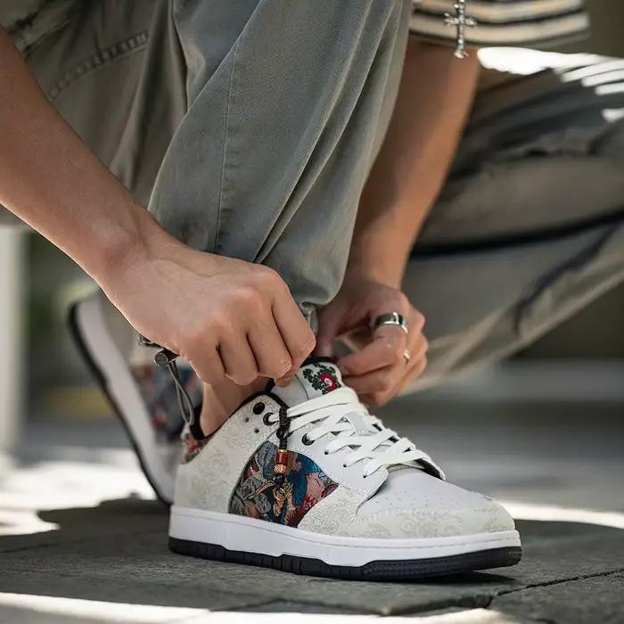 M.A marque broderie personnalisée Trendyy chaussures créatives chaussures de sport décontractées pou