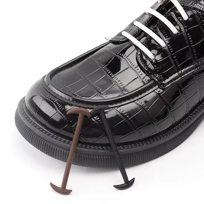 12 pièces lacets de chaussures extensibles sans cravate lacets en Silicone lacets élastiques baskets