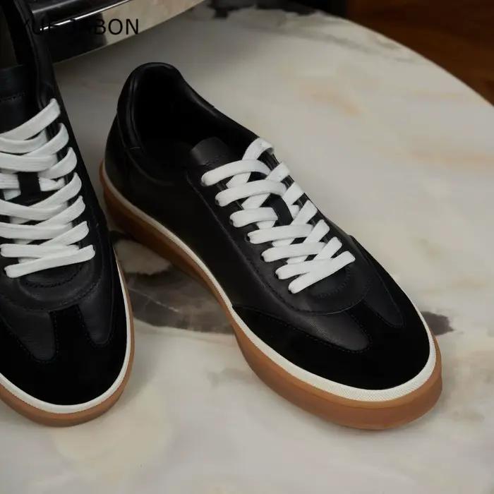 Chaussures Tenis Masculino pour hommes chaussures de Skate en cuir véritable pour hommes chaussures 