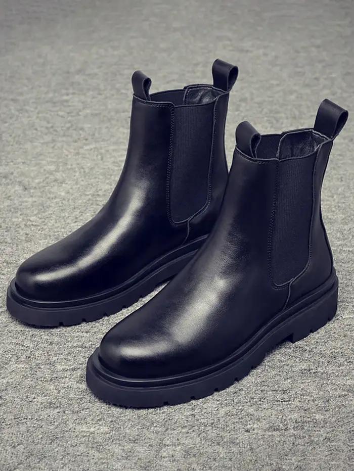 Bottines à double élasticité pour hommes
