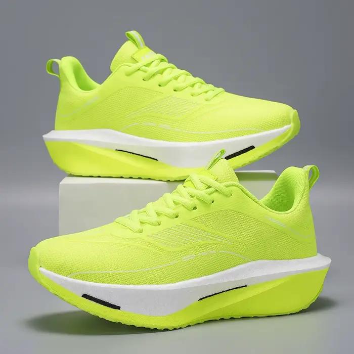 Chaussures de course Marathon pour hommes, baskets de sport décontractées avec plaque en carbone, ha