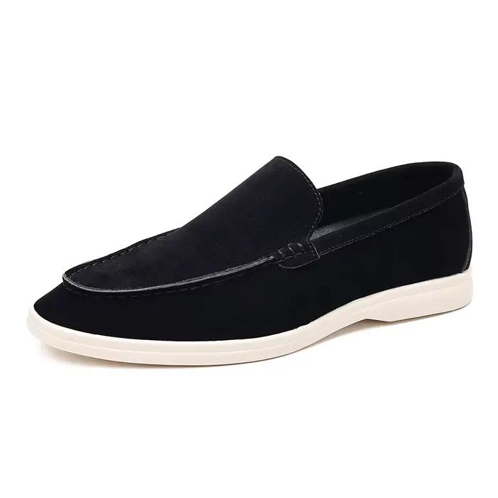 Mocassins classiques chaussures habillées hommes chaussures en cuir suédé pour hommes mocassins chau