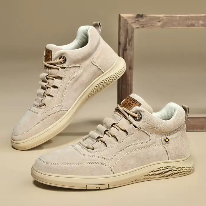 Printemps mode hommes baskets ascenseur chaussures 7CM Invisible rehaussement chaussures homme à la 