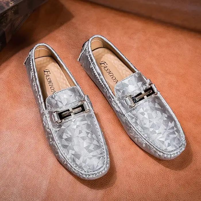 ELUVA mocassins pour hommes 2025 chaussures de marche légères respirantes semelle antidérapante moca