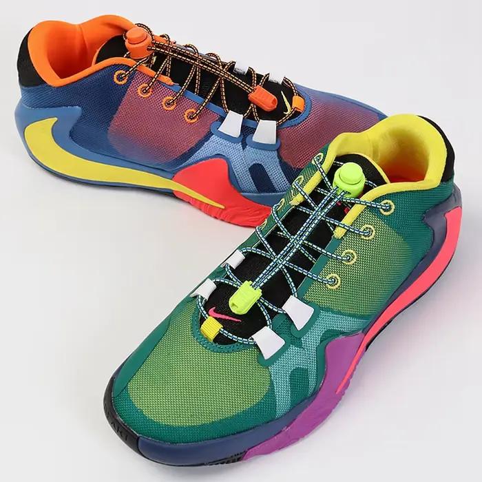 Lacets réfléchissants solides élastiques utilisés pour les baskets lacets de chaussures sans cravate