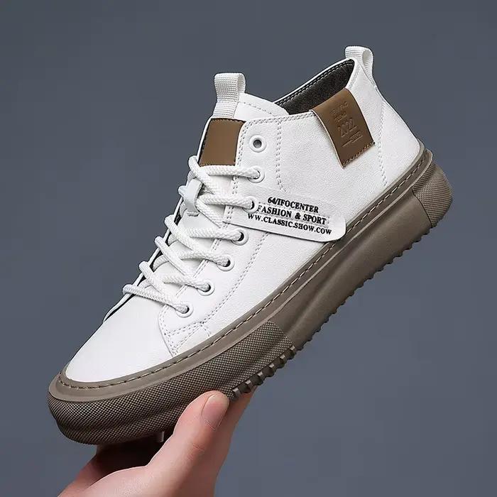 Chaussures de sport décontractées pour hommes, tendance, rétro, classiques, faites à la main, respir