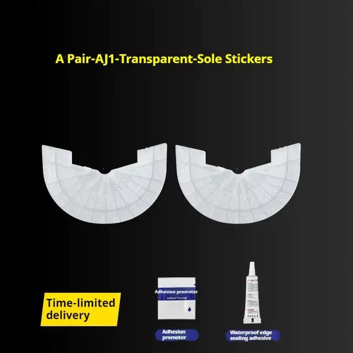 1 paire d'autocollants auto-adhésifs antidérapants pour semelles de chaussures, autocollants épais p