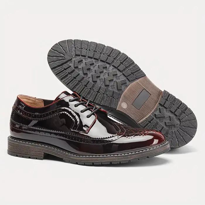 Chaussures en cuir pour hommes 2026 – Marque confortable et tendance